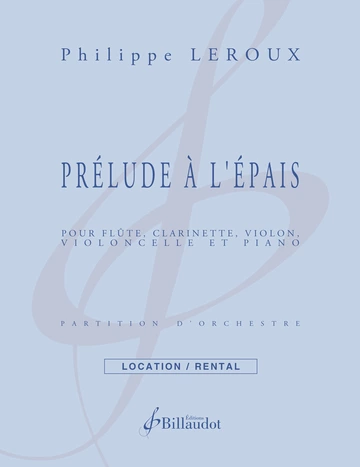 Prélude à l’épais Visuel